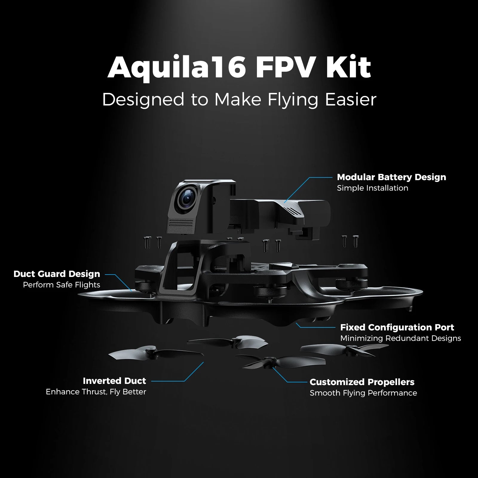 Aquila16 FPV Racing Drone Kit