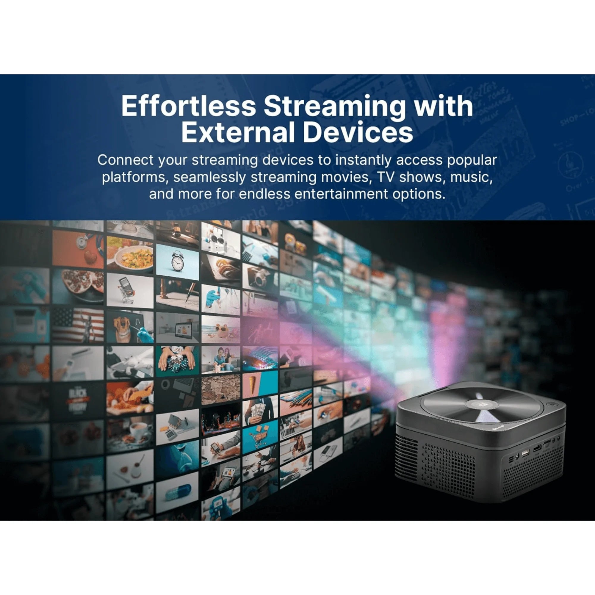 Emerson 120" HD Home Theater Projector