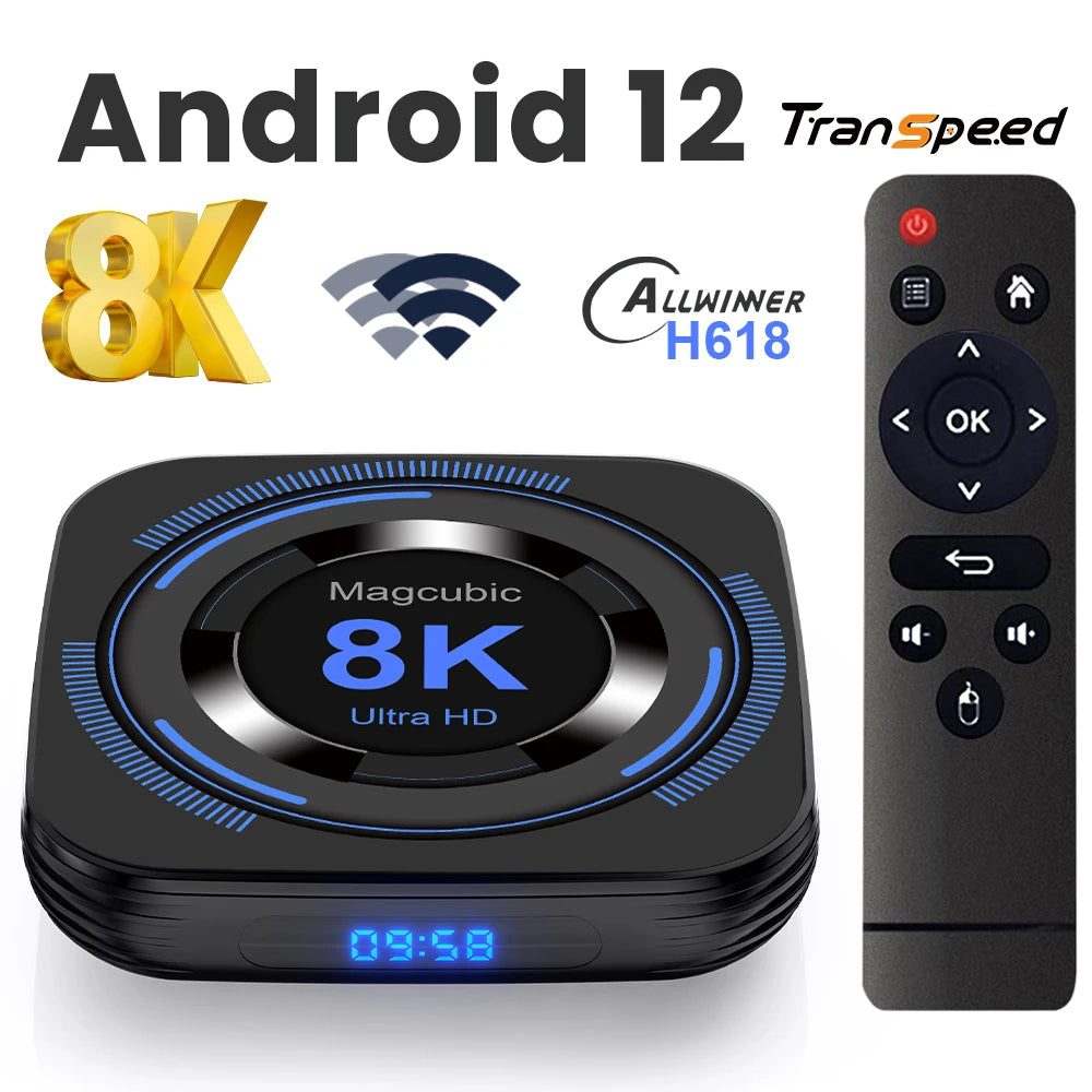 Android 12 8K Smart TV Box