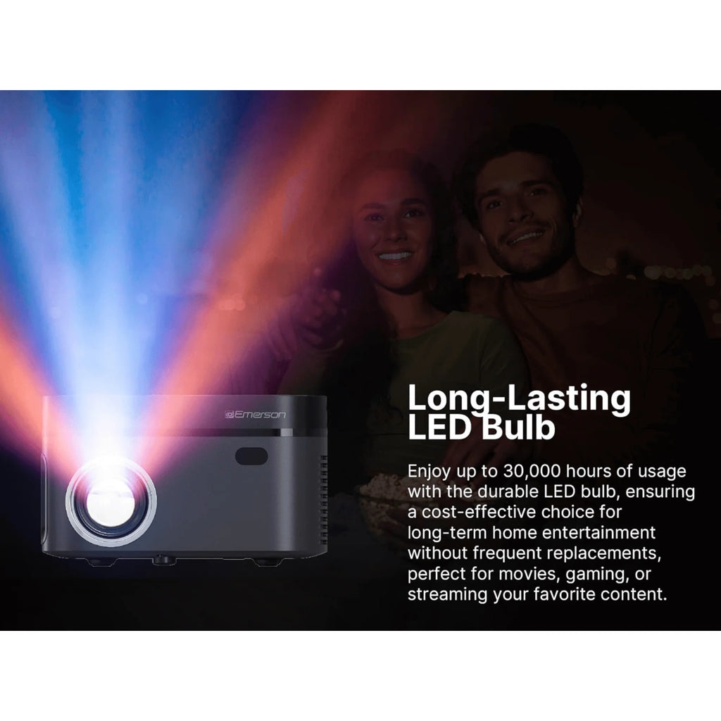 Emerson 120" HD Home Theater Projector