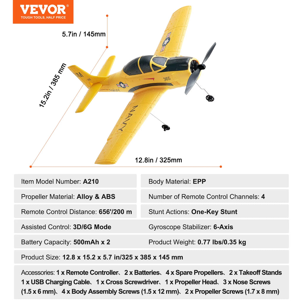 4CH RC Glider Airplane