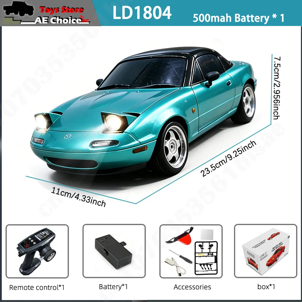 1:18 RC Mazda MX-5 Drift Car