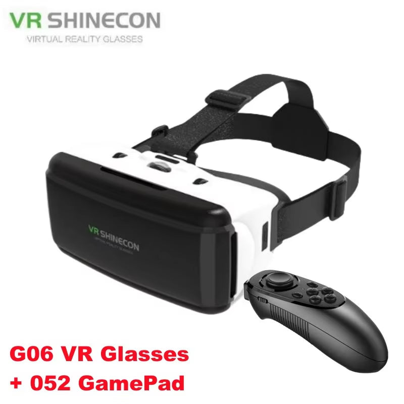 3D VR Headset for Smartphones with Game Controller