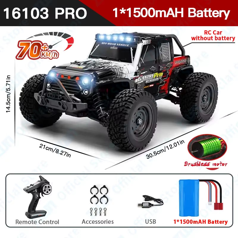 4WD High-Speed RC Drift Monster Truck