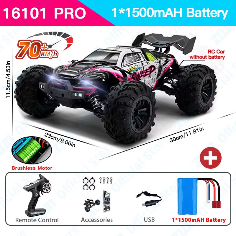 4WD High-Speed RC Drift Monster Truck