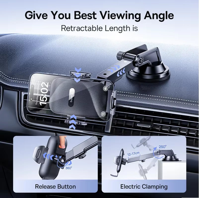 Baseus Car Phone Mount for Dashboard & Windshield