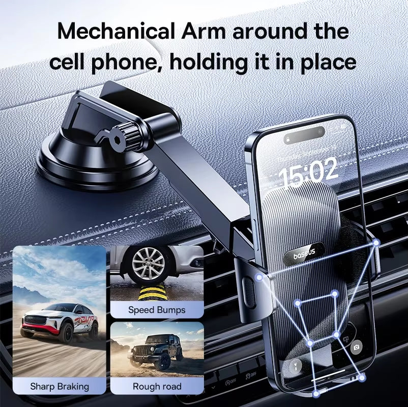 Baseus Car Phone Mount for Dashboard & Windshield