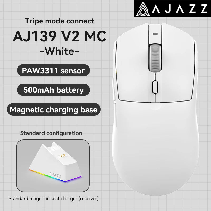 AJAZZ AJ139 Pro Wireless Gaming Mouse 26000 DPI Ultra-Lightweight
