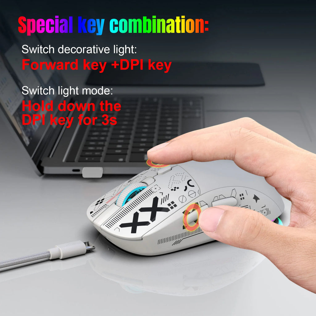 Rechargeable RGB Wireless Gaming Mouse