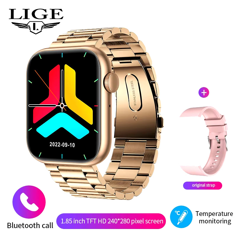 Wireless Charging Smartwatch with Bluetooth Calls