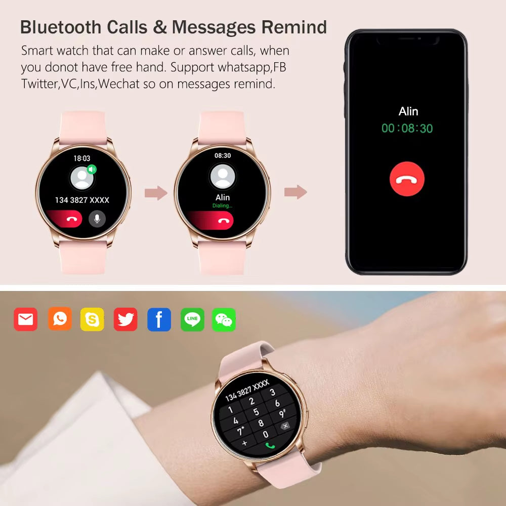 Bluetooth Calling Smartwatch with Fitness Tracker