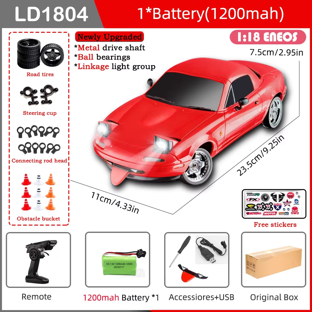 1:18 RC Mazda MX-5 Drift Car