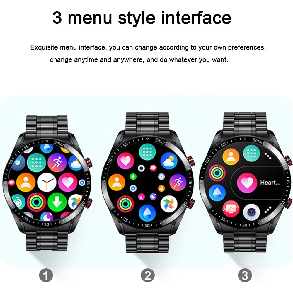 Smartwatch with Bluetooth Calling, GPS & Health Tracking