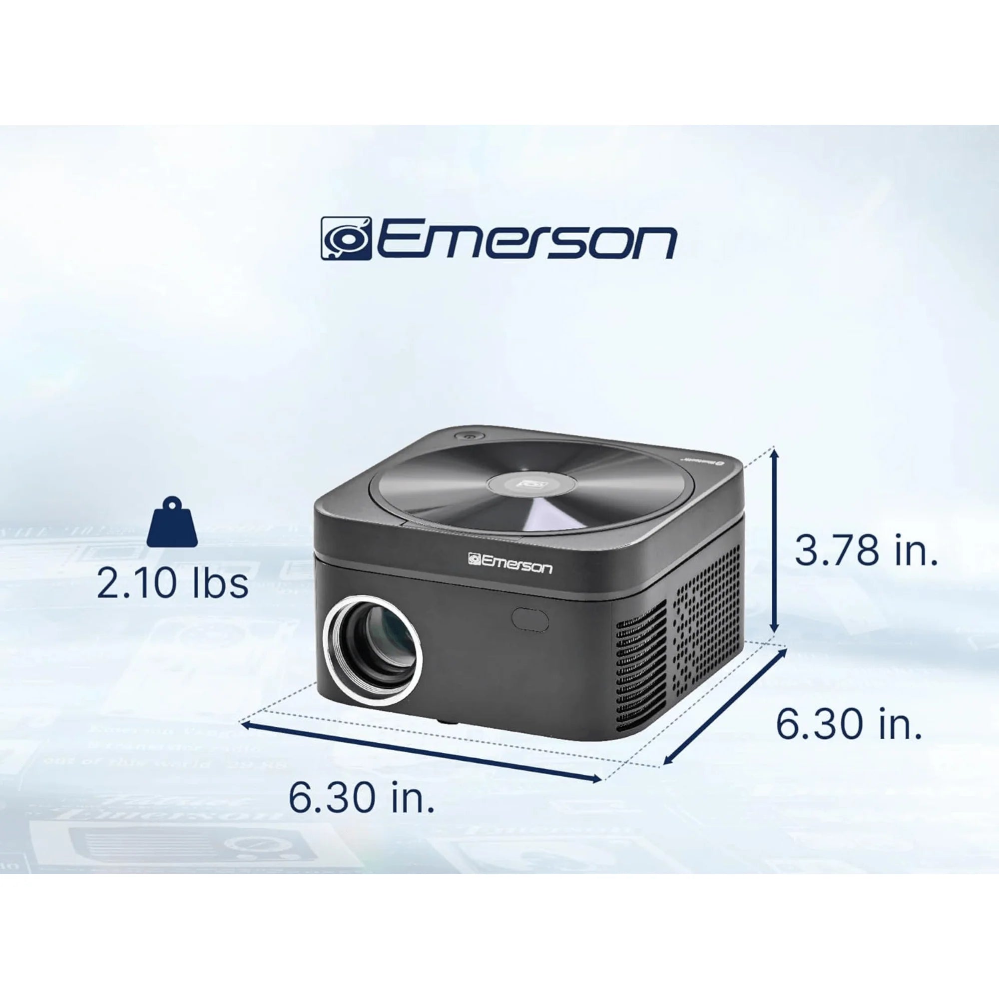 Emerson 120" HD Home Theater Projector