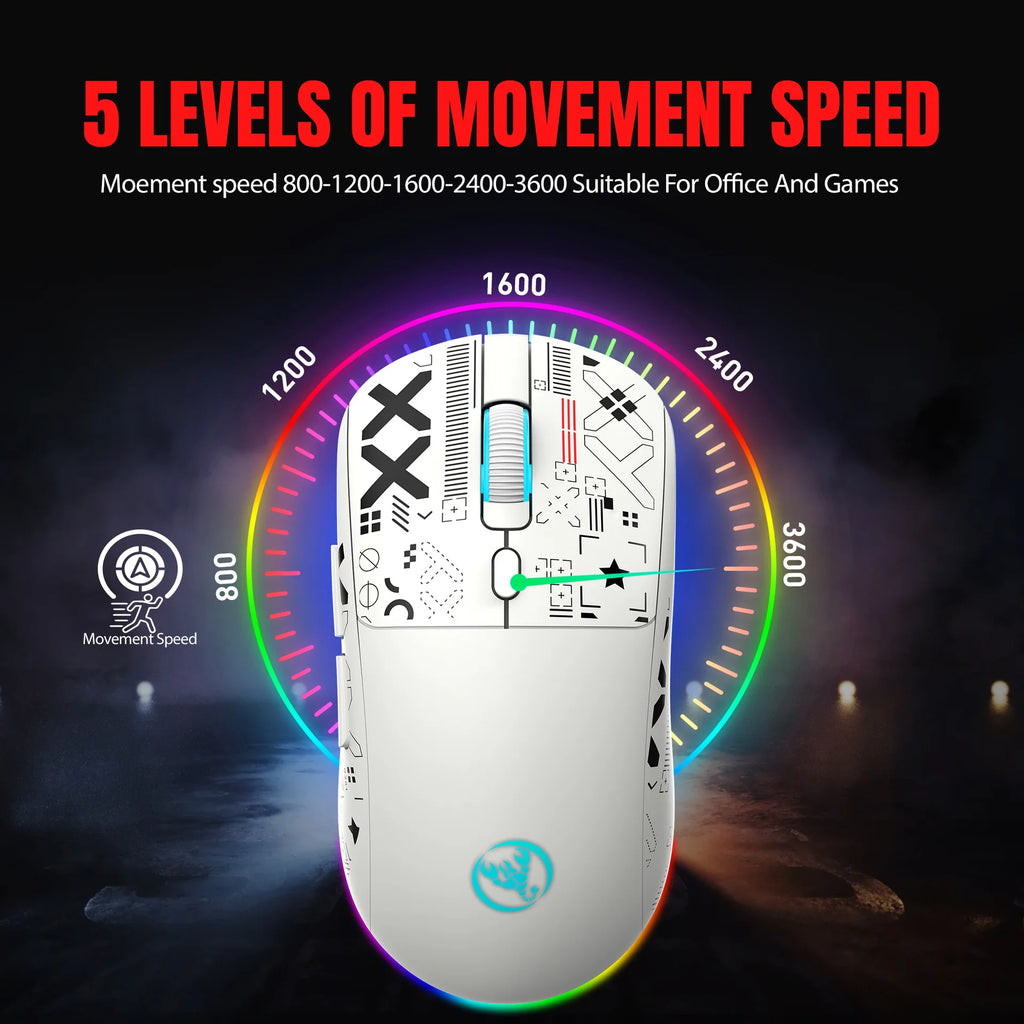 Rechargeable RGB Wireless Gaming Mouse