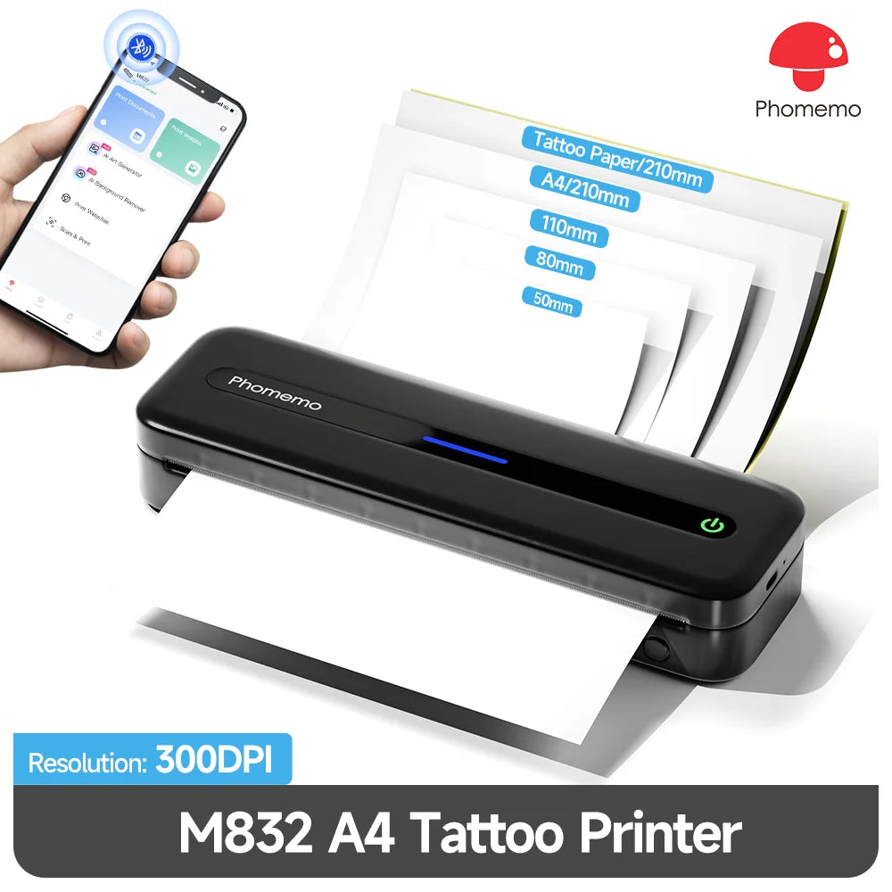M832 Wireless Portable Thermal Printer