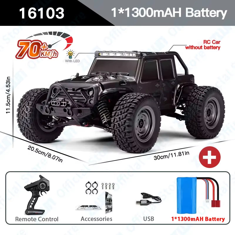 4WD High-Speed RC Drift Monster Truck