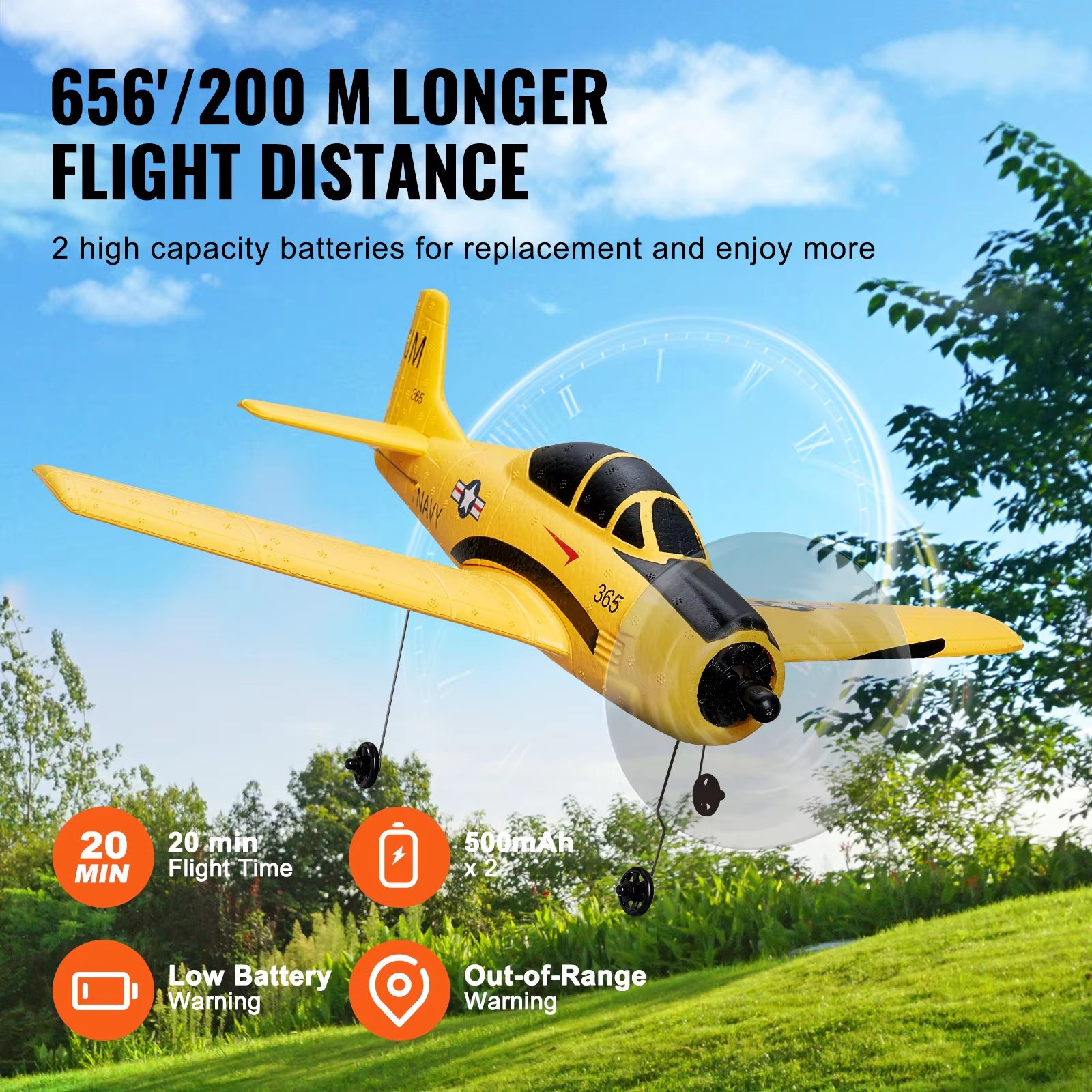 4CH RC Glider Airplane