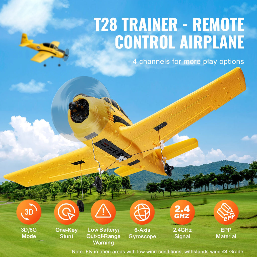 4CH RC Glider Airplane