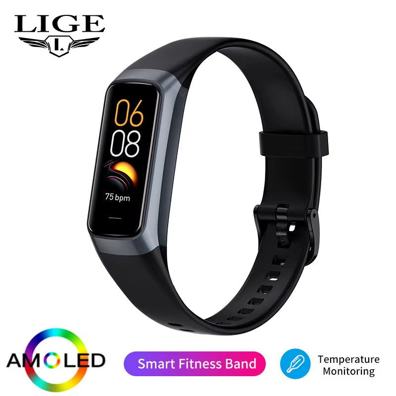AMOLED Smart Fitness Watch
