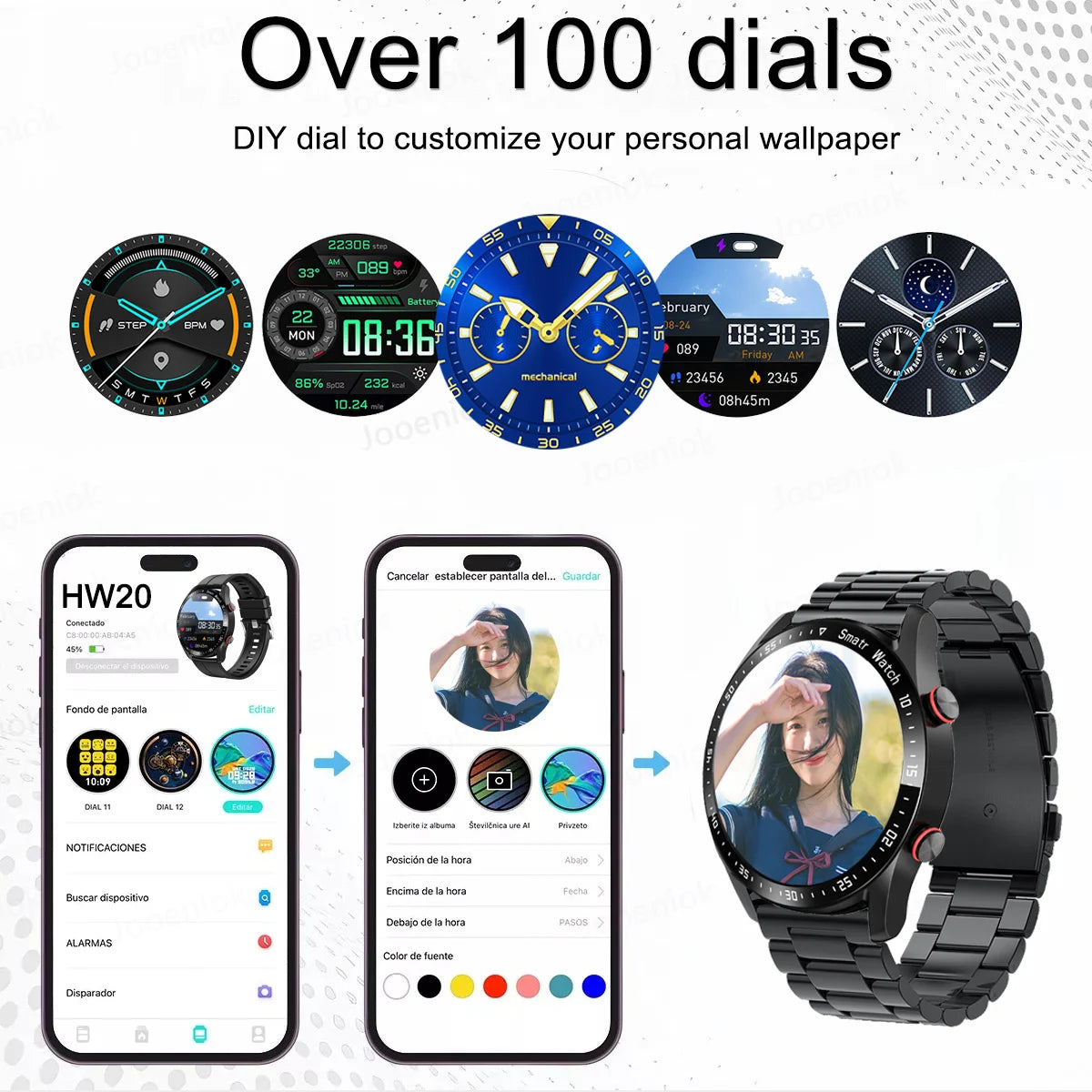 Smartwatch with Bluetooth Calling, GPS & Health Tracking
