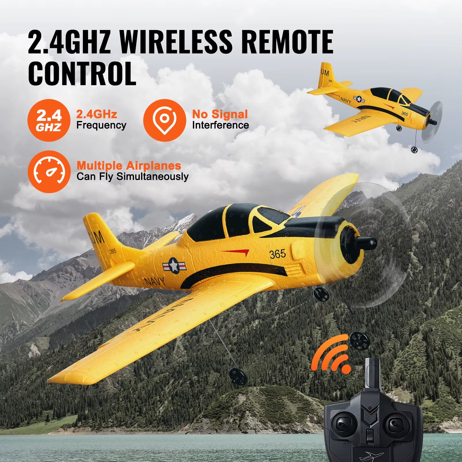 4CH RC Glider Airplane