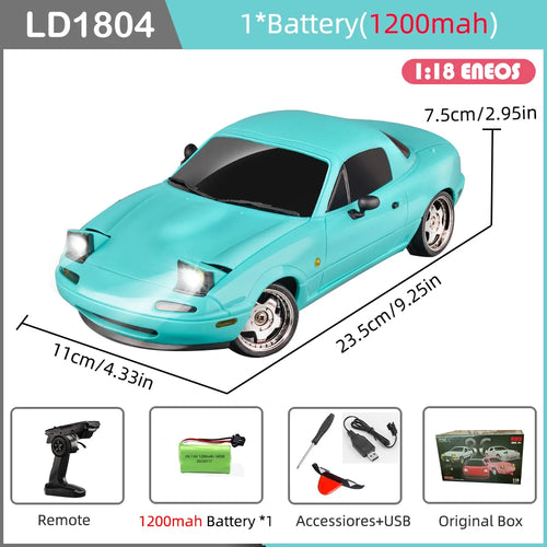 1:18 RC Mazda MX-5 Drift Car