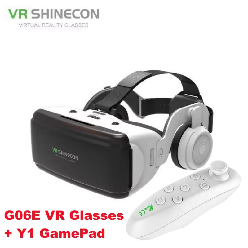 3D VR Headset for Smartphones with Game Controller