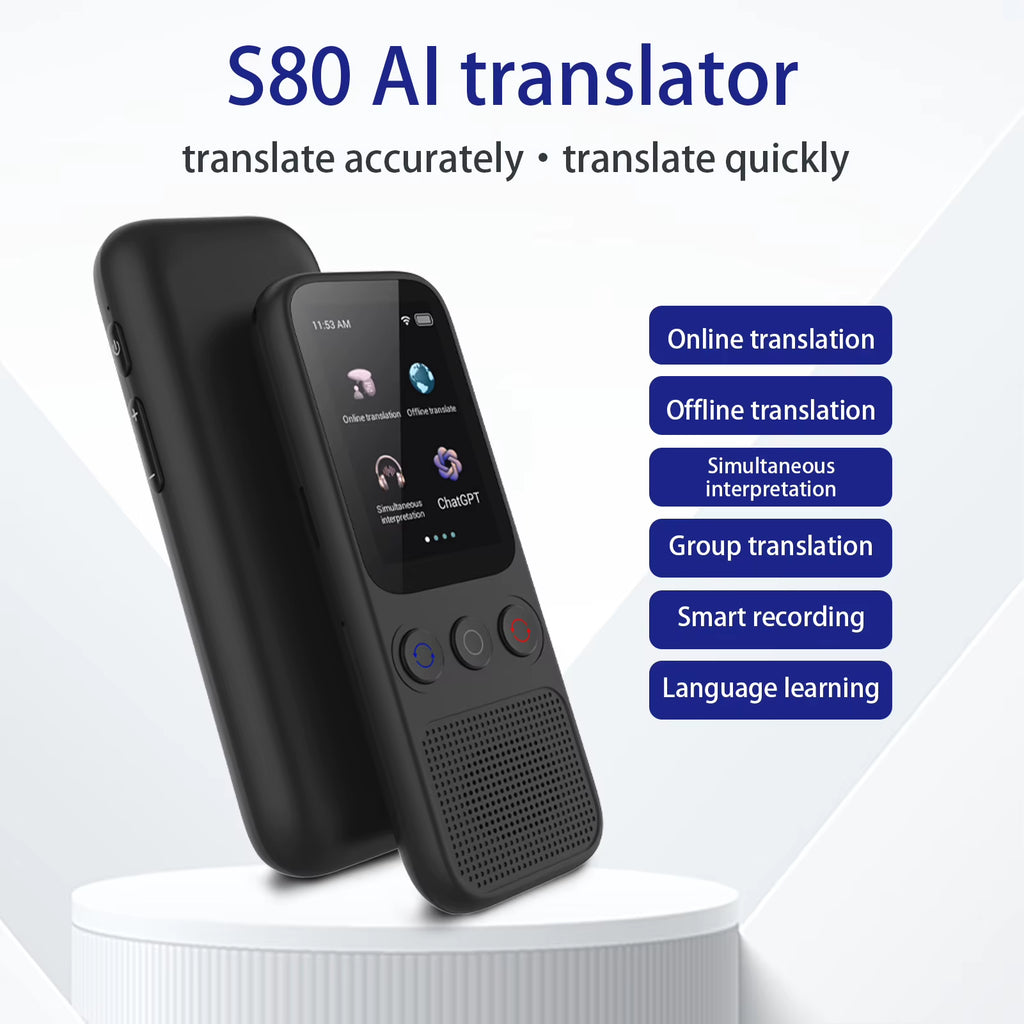 S80 AI Language Translator Device