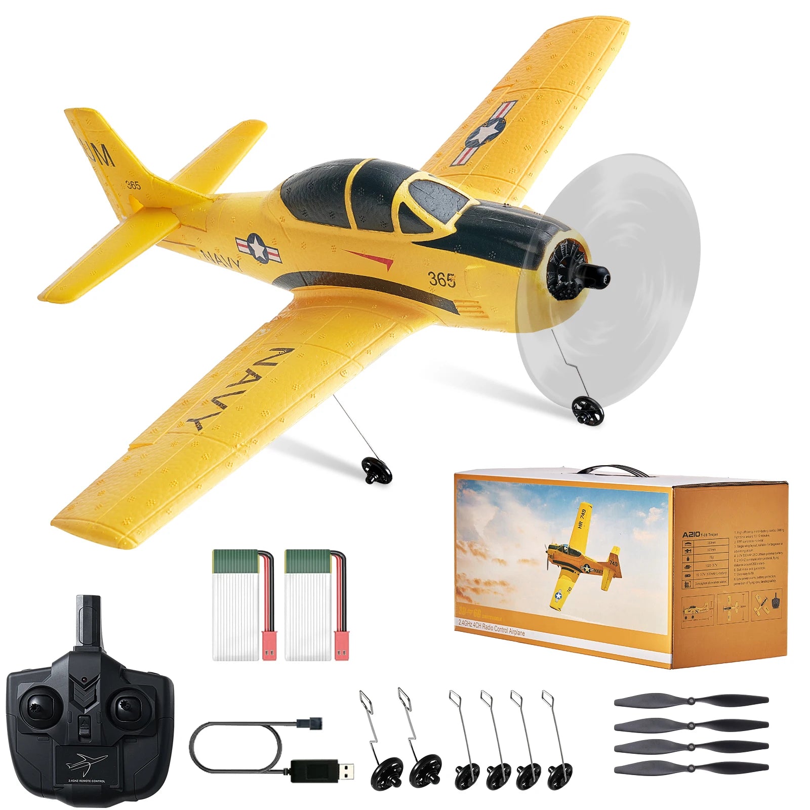 4CH RC Glider Airplane