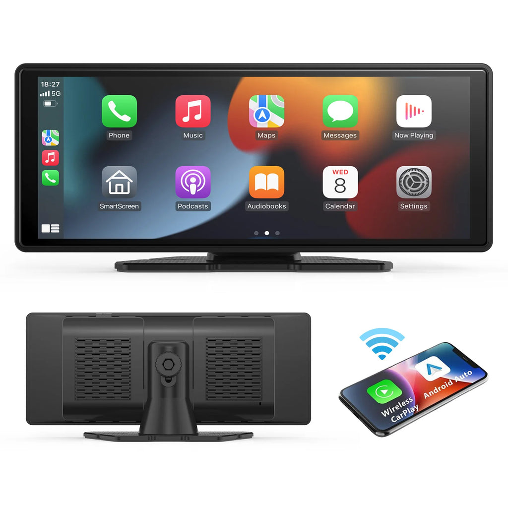 Wireless CarPlay Touchscreen Display
