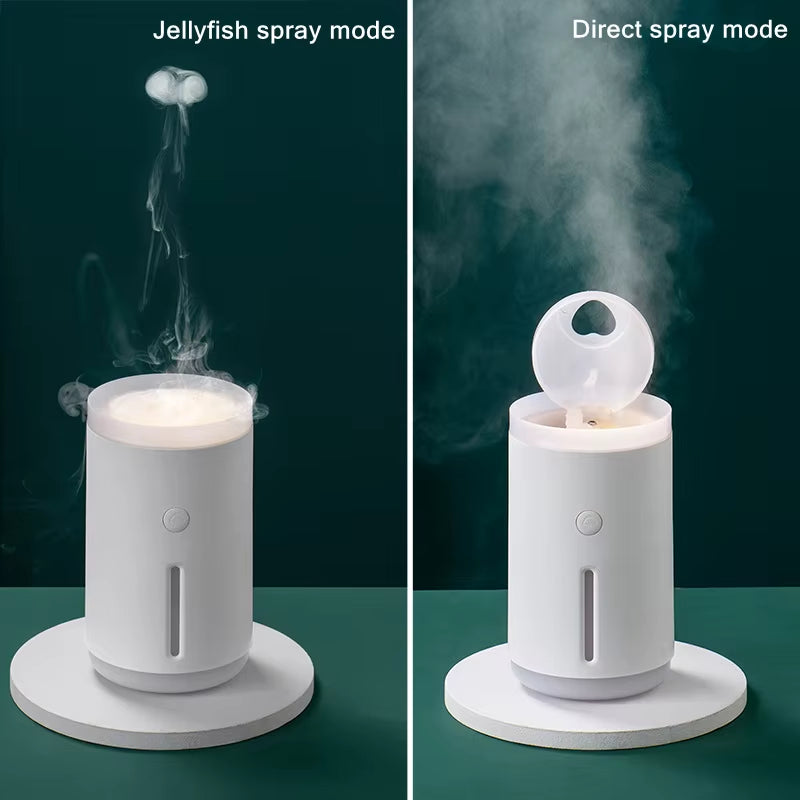 Diffuser Vs Ac Jellyfish Smoke Ring Humidifier & Aroma Diffuser – USB-Powered with Am ...