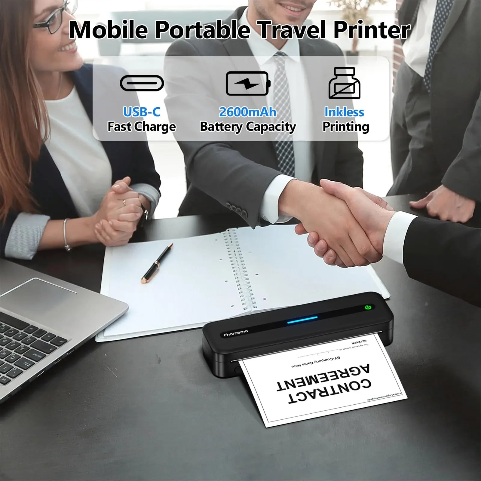 M832 Wireless Portable Thermal Printer