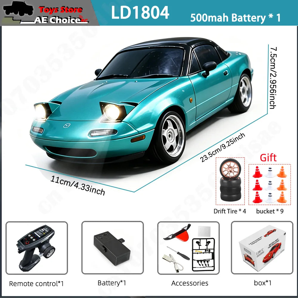 1:18 RC Mazda MX-5 Drift Car