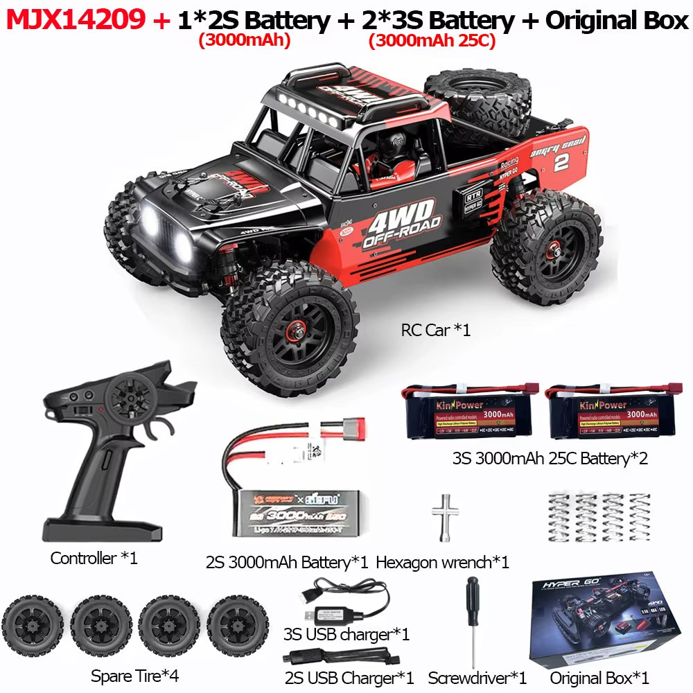 MJX Hyper Go 75KM/H 4WD RC Truck