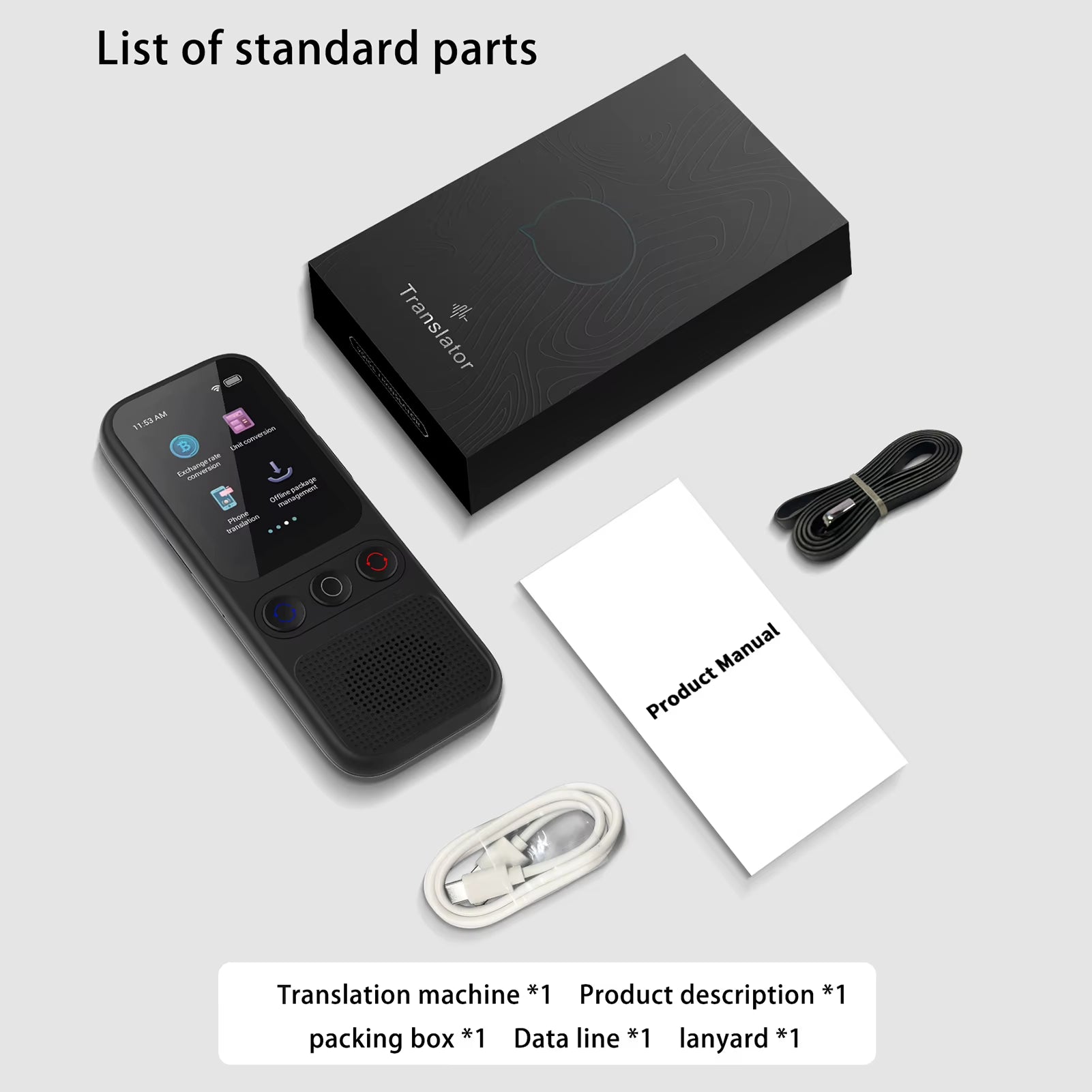 S80 AI Language Translator Device