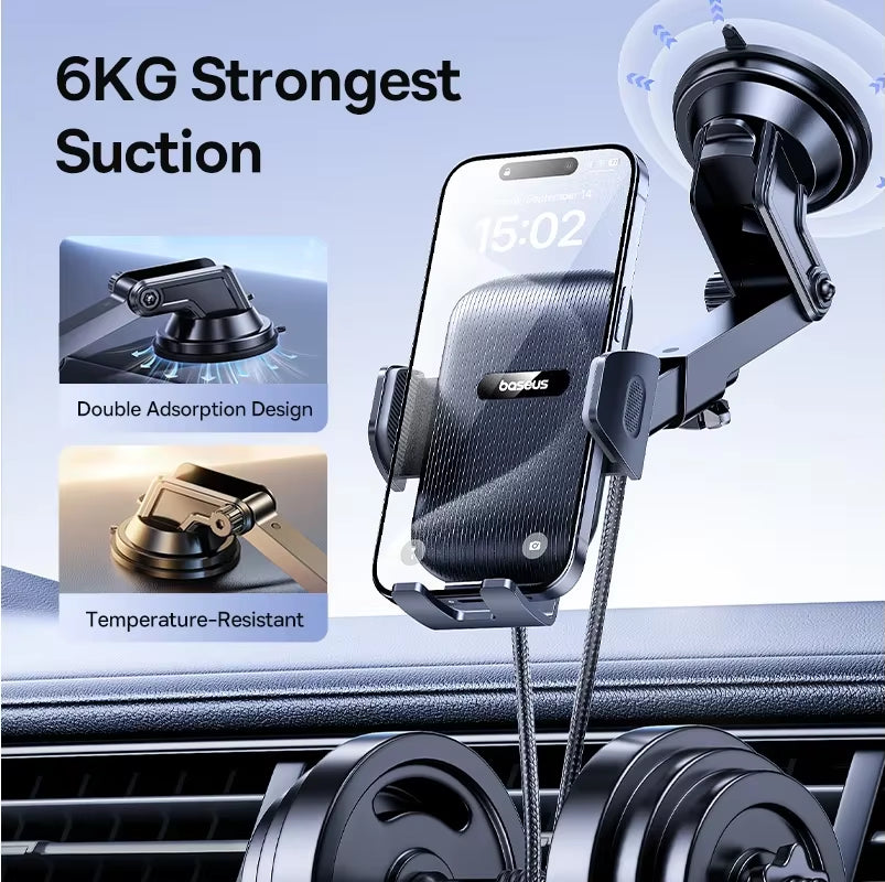 Baseus Car Phone Mount for Dashboard & Windshield
