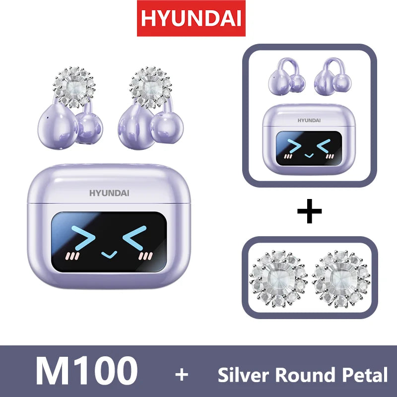 M100 Wireless Bluetooth Ear Clip Earbuds
