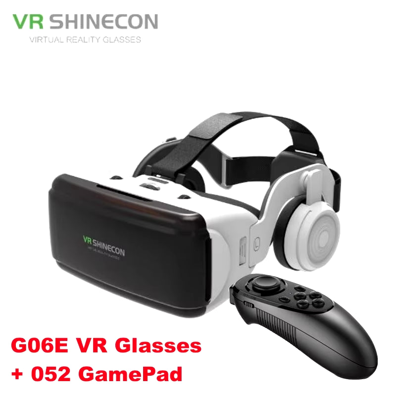 3D VR Headset for Smartphones with Game Controller