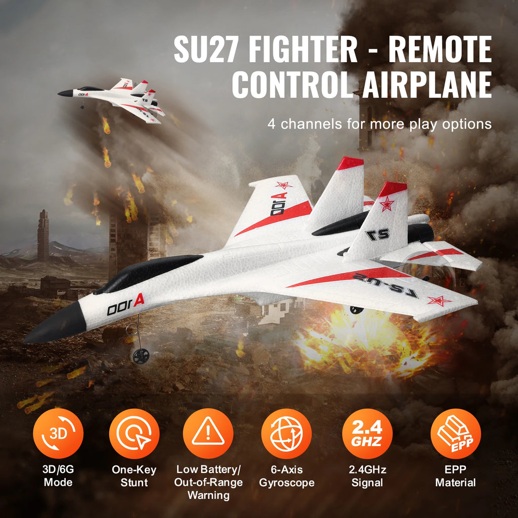 SU27 RC Glider Airplane