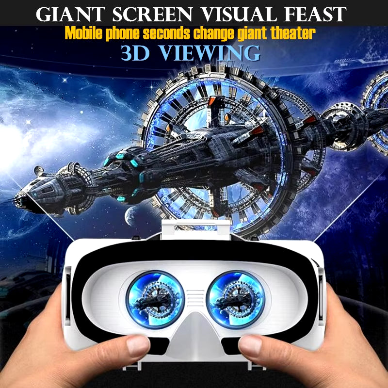 3D VR Headset for Smartphones with Game Controller