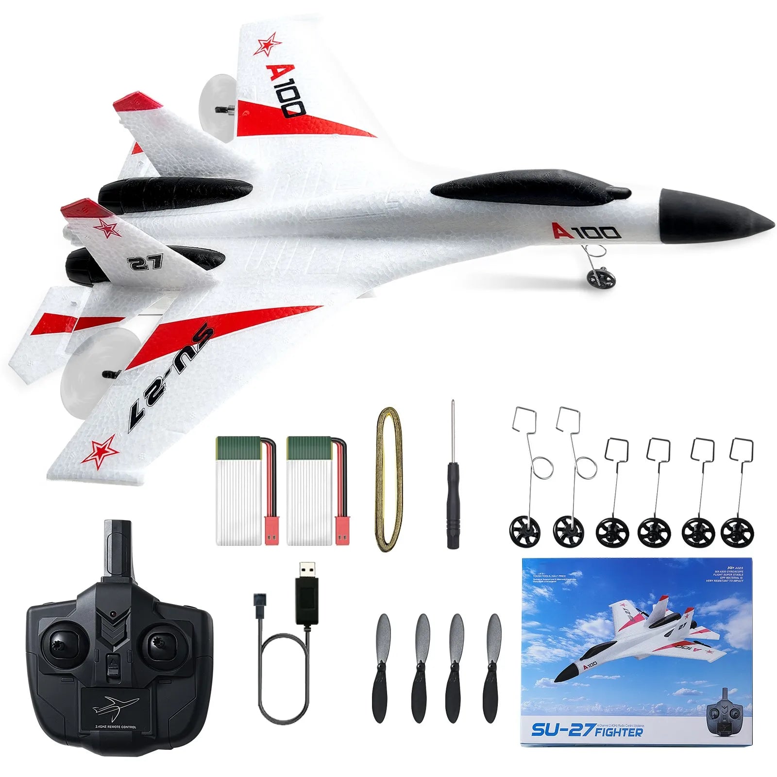 SU27 RC Glider Airplane