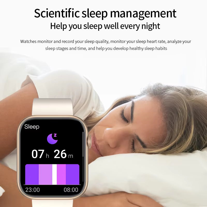 Wireless Charging Smartwatch with Bluetooth Calls