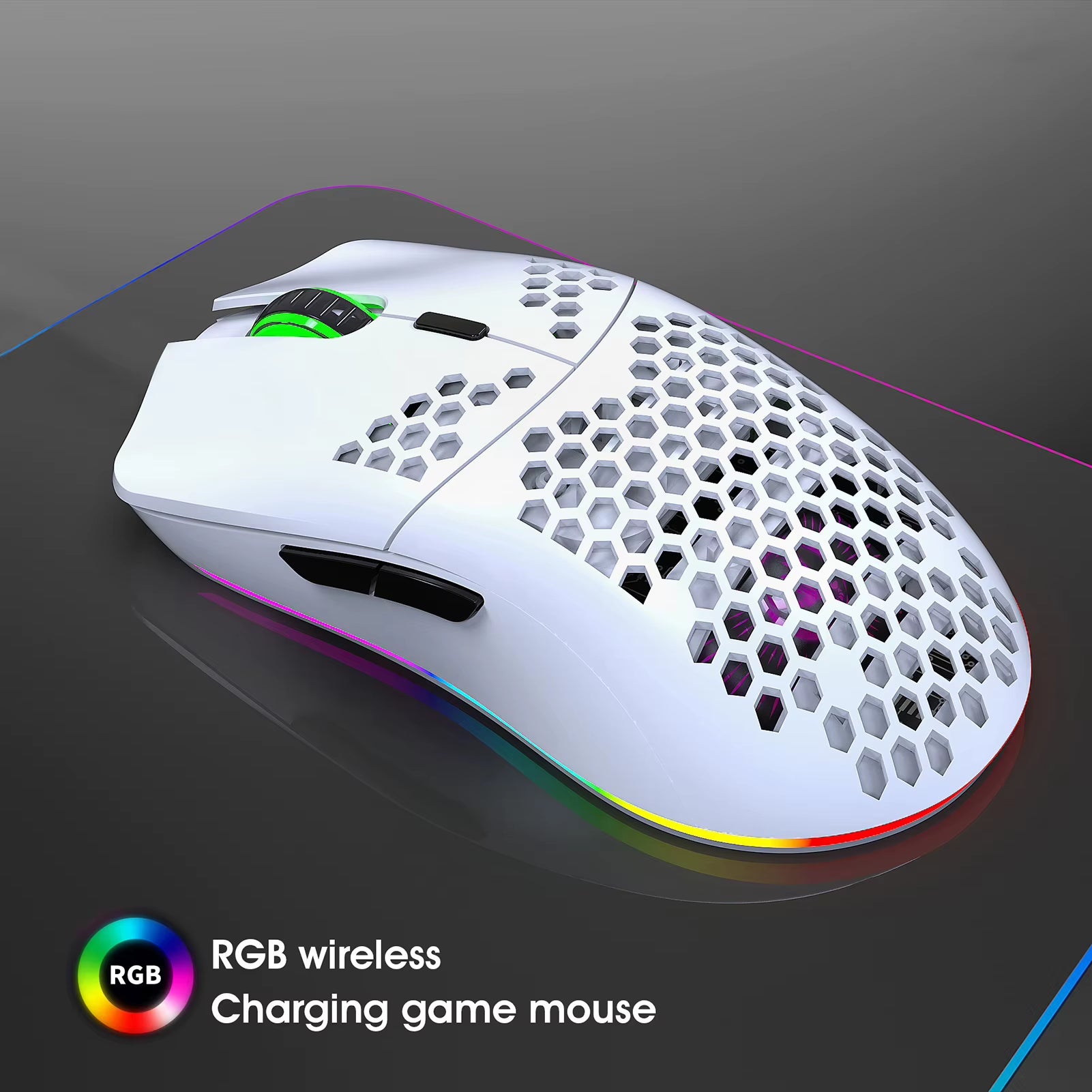 HXSJ T66 RGB Wireless Gaming Mouse