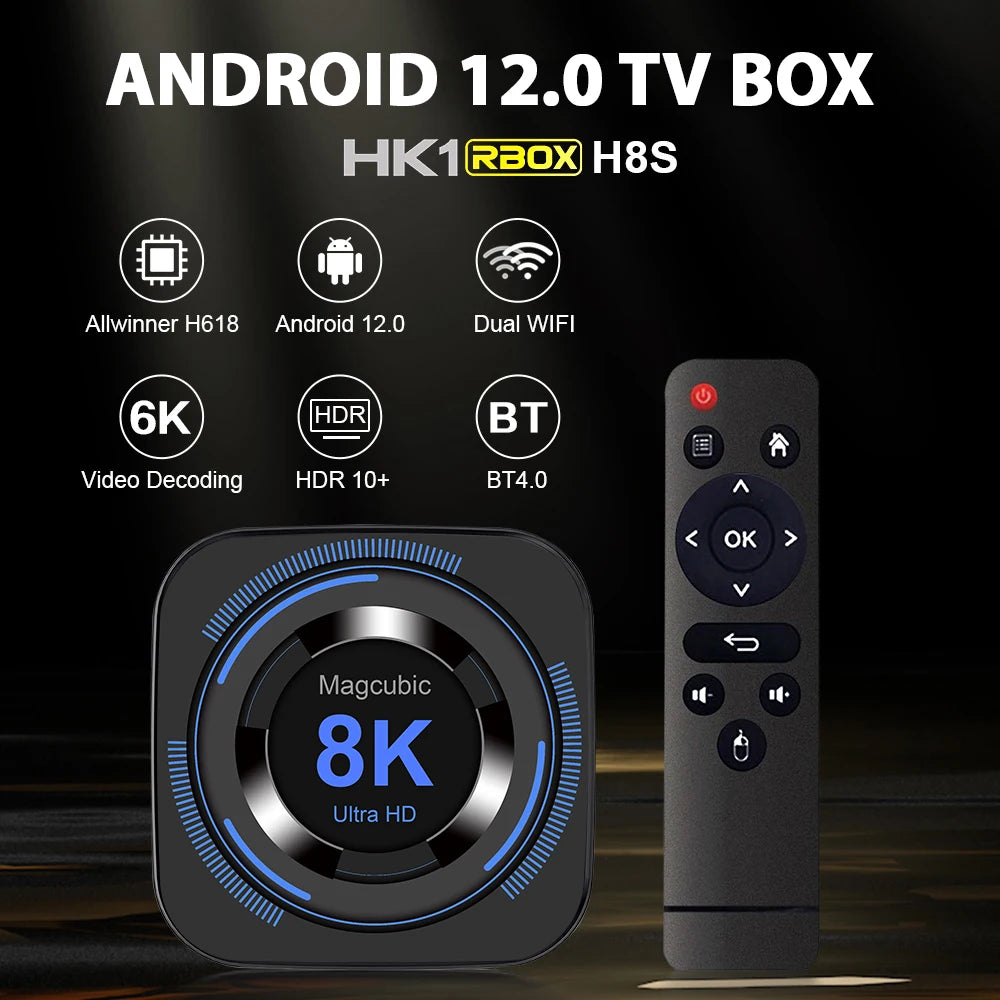 Android 12 8K Smart TV Box